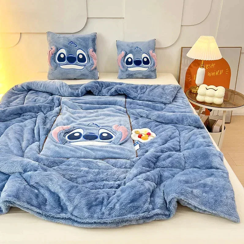 Nestura – Manta Cojín de Felpa y Ahorro de Espacio – Para Uso Doméstico