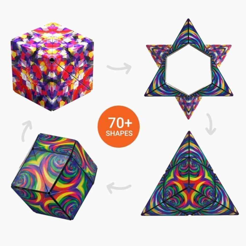 Melzano Cubo Mágico Magnético | Podes facer todas as 72 formas?