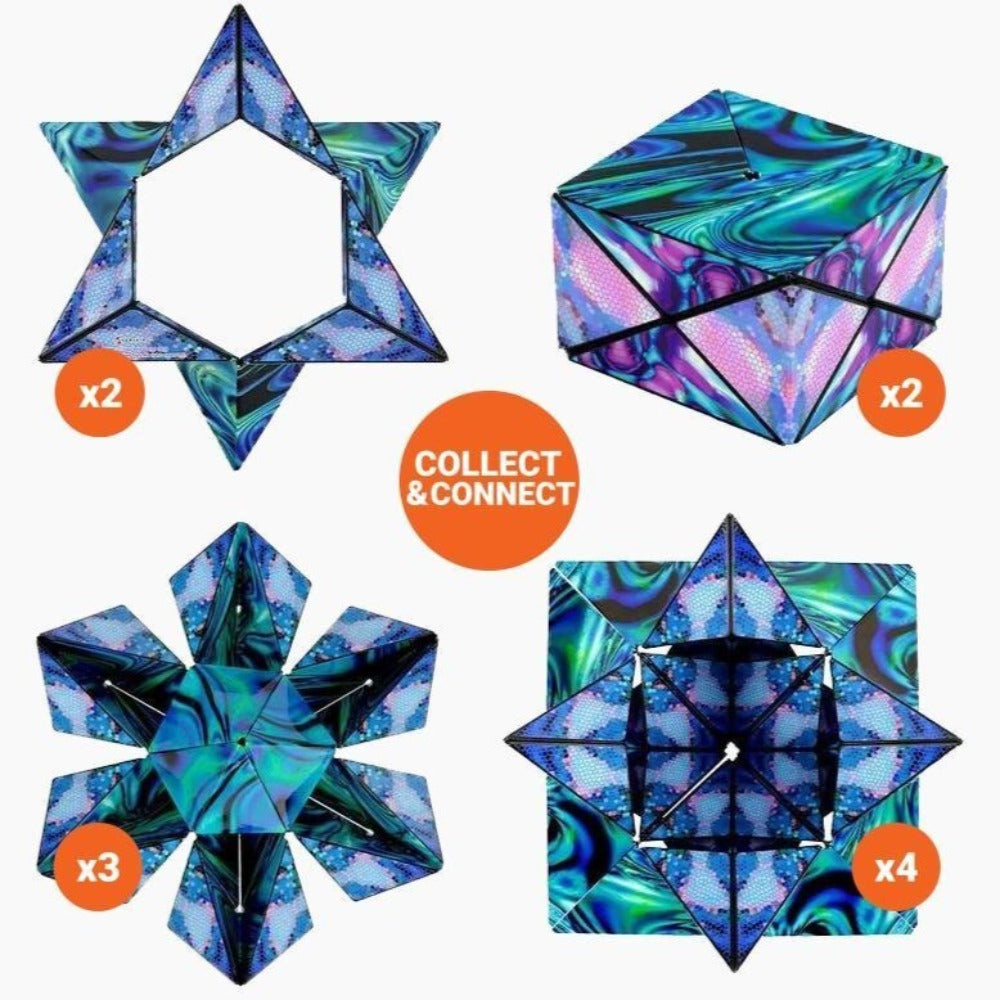 Melzano Cubo Mágico Magnético | Podes facer todas as 72 formas?