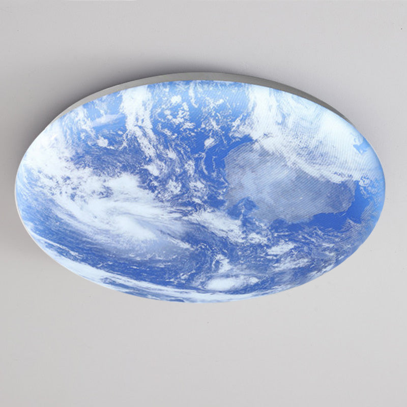 Lunaro – Làmpada de sostre rodona minimalista – Fusta i acrílic LED disseny