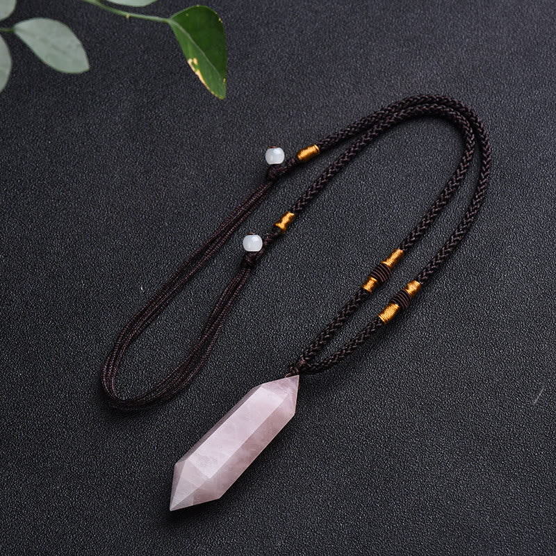 Lyra Amethyst Pendant – Natural and Healing Crystal Necklace for Inner Peace and Style