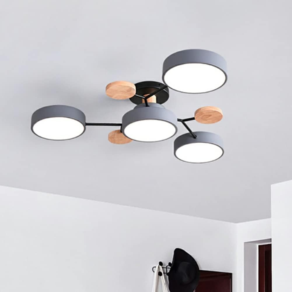 Lumaro – Làmpada de sostre LED rodona – Disseny modern per a sala d'estar