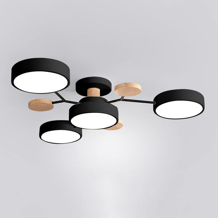 Lumaro – Làmpada de sostre LED rodona – Disseny modern per a sala d'estar