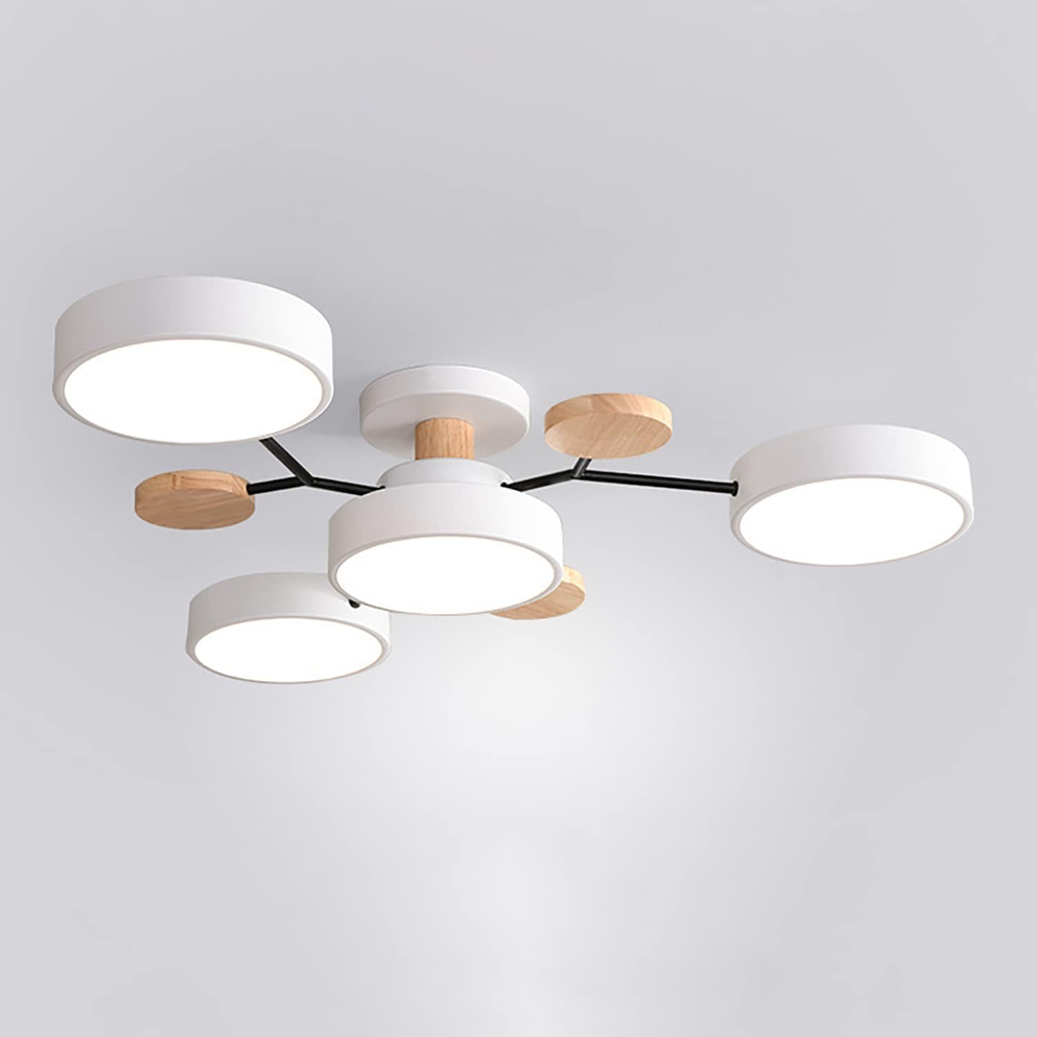 Lumaro – Làmpada de sostre LED rodona – Disseny modern per a sala d'estar
