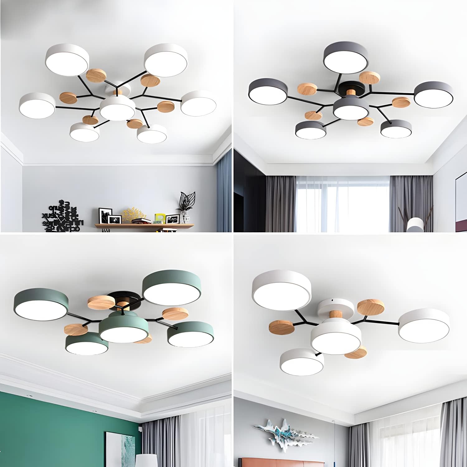 Lumaro – Làmpada de sostre LED rodona – Disseny modern per a sala d'estar