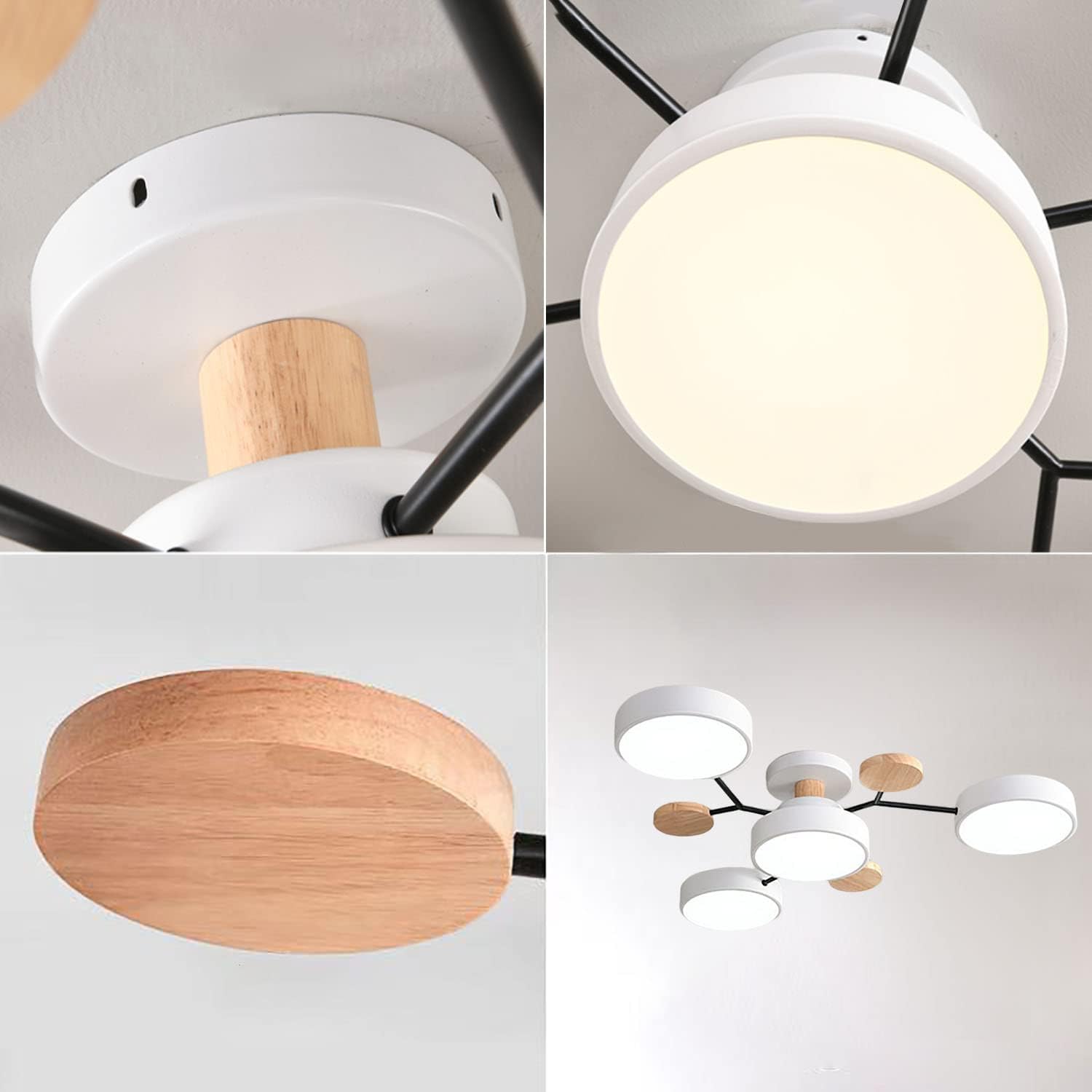 Lumaro – Làmpada de sostre LED rodona – Disseny modern per a sala d'estar