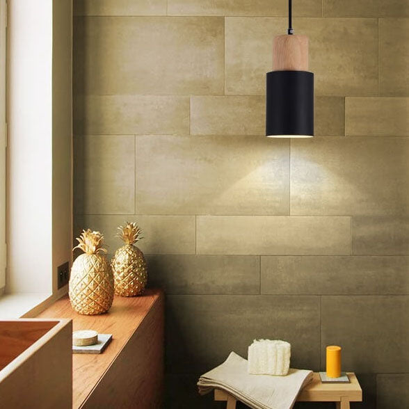 NordicGlow – Làmpada penjant cilíndrica LED d'alumini – Interior modern