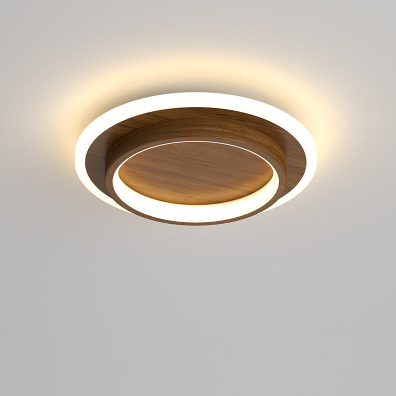 Metrona – Llum de sostre LED rodona – Metall i acrílic per a passadís i sala d'estar