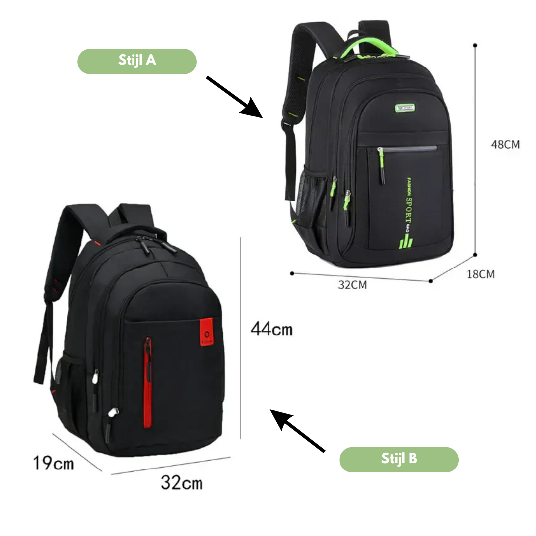 Motxilla de niló estilosa – Compartiment per a portàtil i detalls elegants amb borla