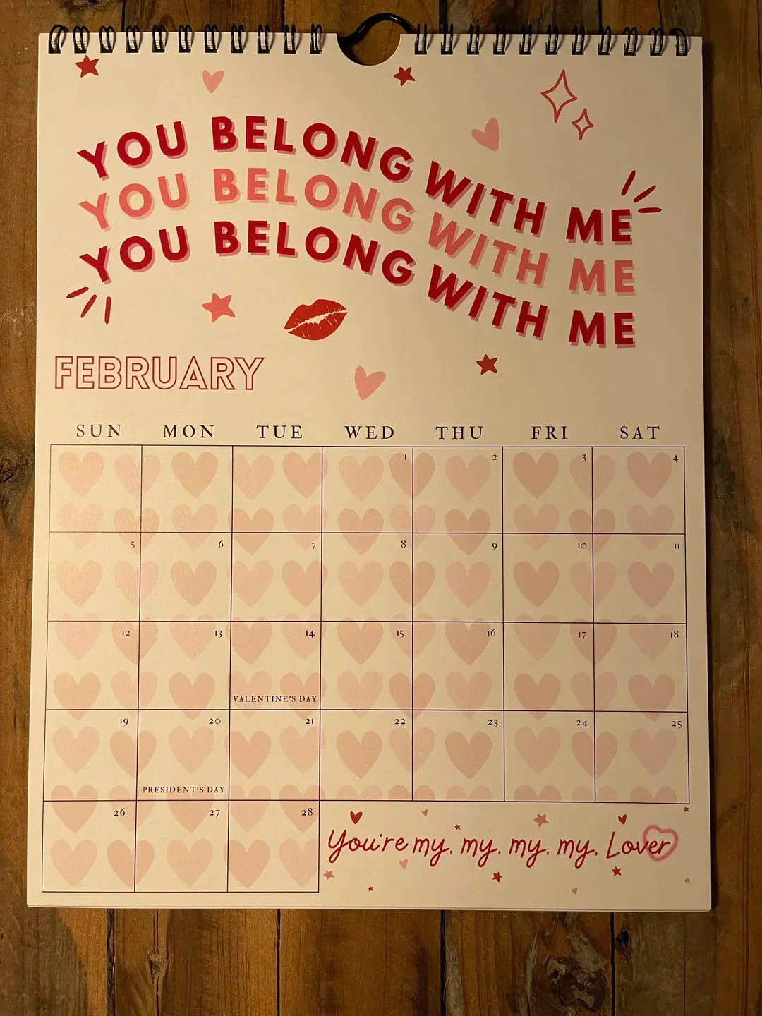Calendario Melzano Taylor Swift