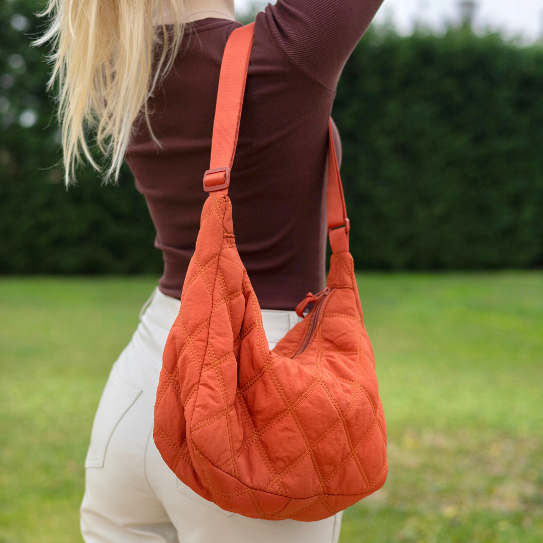 Melzano Quilted Puffer Bag