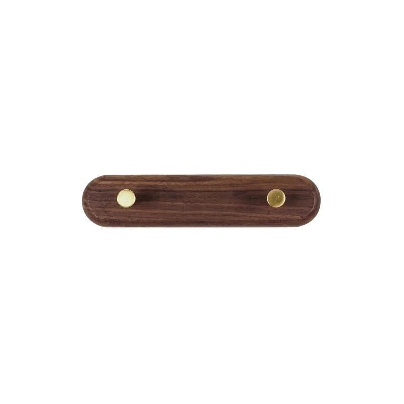 LignaHook – Houten Wandkapstok met Messing Haken – Moderne Woonopslag
