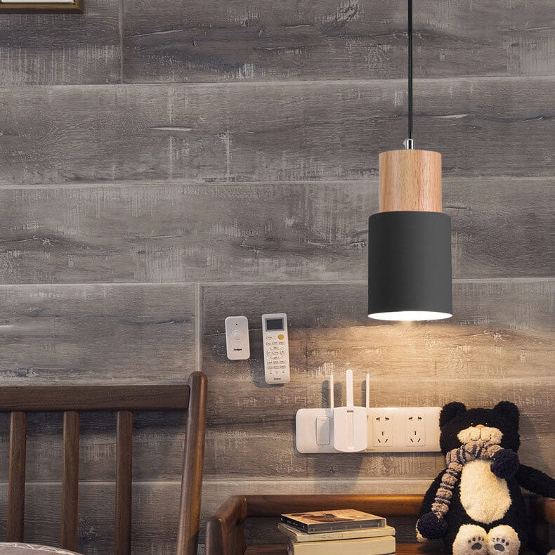 NordicGlow – Làmpada penjant cilíndrica LED d'alumini – Interior modern