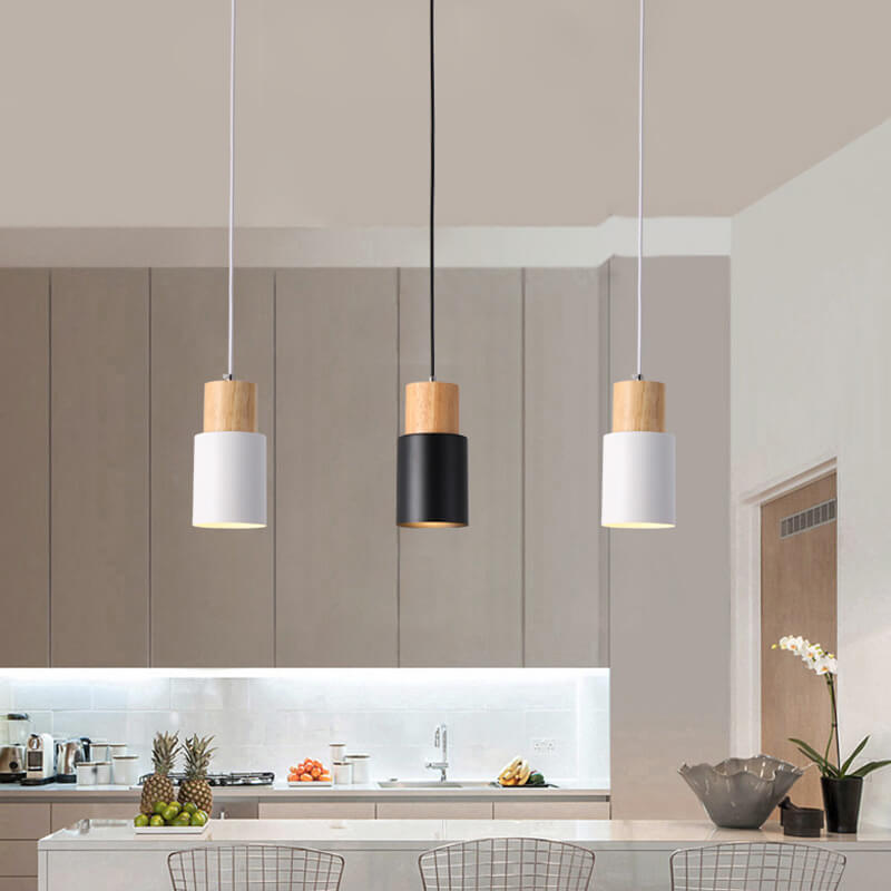 NordicGlow – Làmpada penjant cilíndrica LED d'alumini – Interior modern