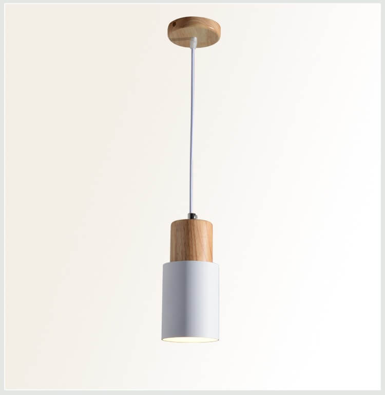 NordicGlow – Làmpada penjant cilíndrica LED d'alumini – Interior modern