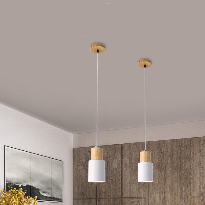 NordicGlow – Làmpada penjant cilíndrica LED d'alumini – Interior modern