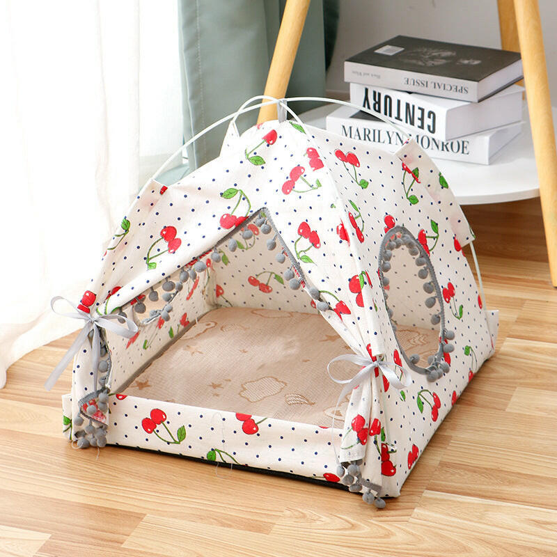 Casa de tenda tancada per a mascotes - Refugi elegant amb comoditat