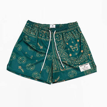 Melzano David Bedrukte Korte Broek Mesh Ademend