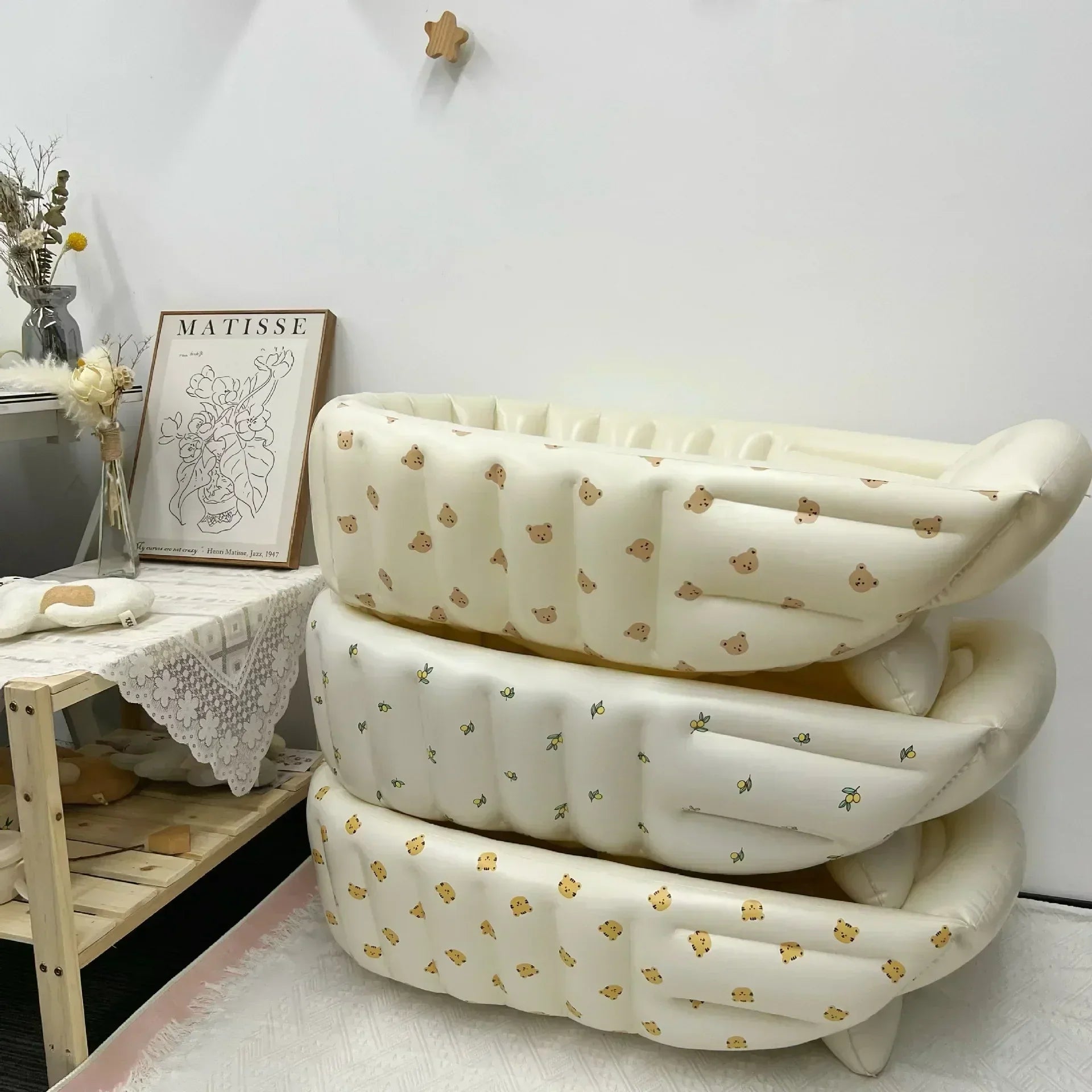 BubbleNest – Banyera inflable per a nadons lliure de BPA – Preparada per a viatge i compacta