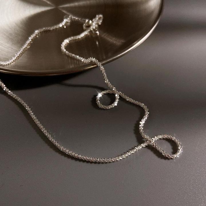 Celestine collaret doble de plata per a dones – look de capes elegant amb un subtil brillantor