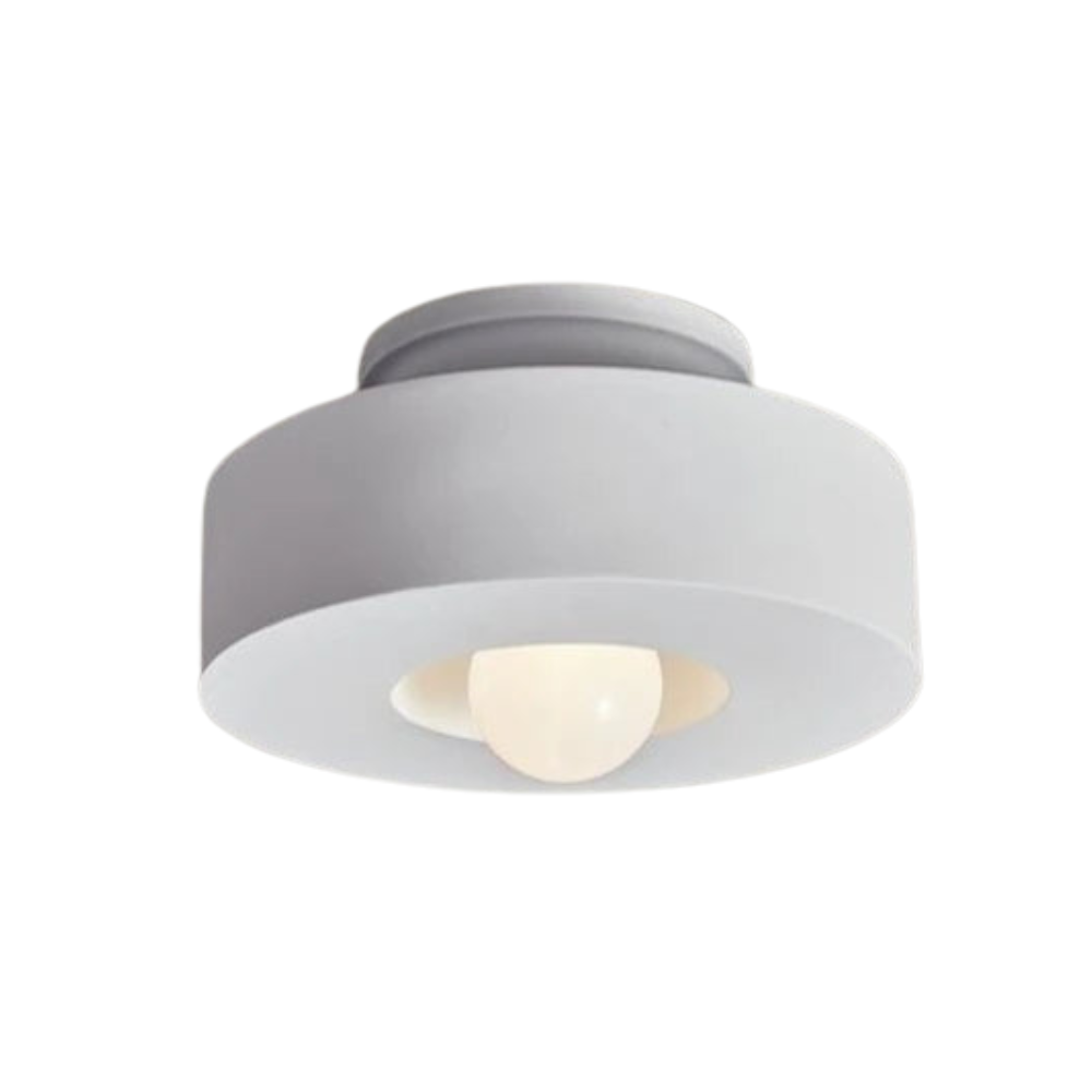NordicGlow – Làmpada de sostre moderna disseny escandinau – 30 cm blanca