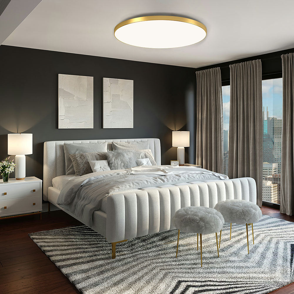 Lunexa – Làmpada de sostre LED rodona – Disseny minimalista i eficient en energia