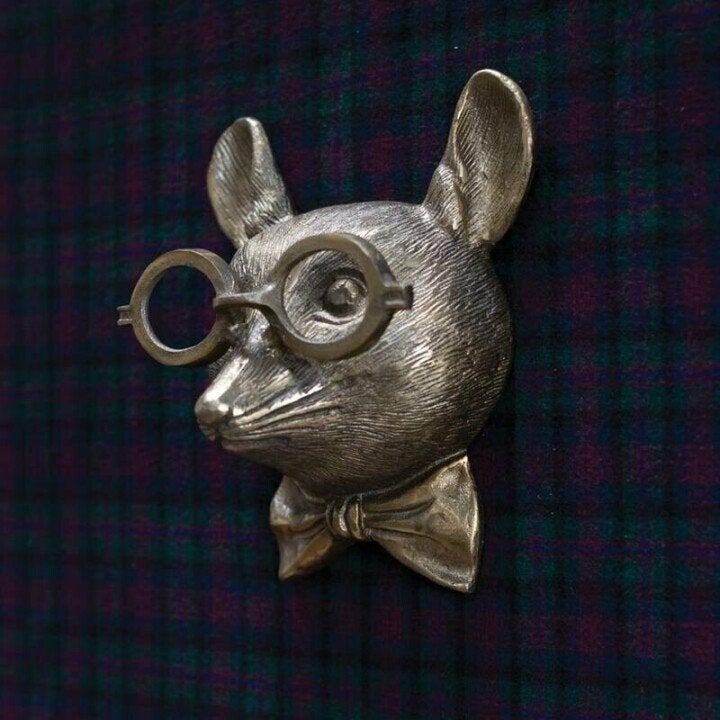 WallCritters – Decoració de paret amb cap d'animal juganer – Disseny de resina pintat a mà