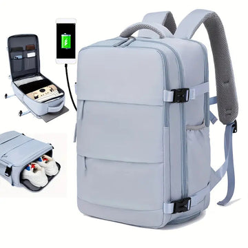 Melzano rugzak - handbagage - USB opladen