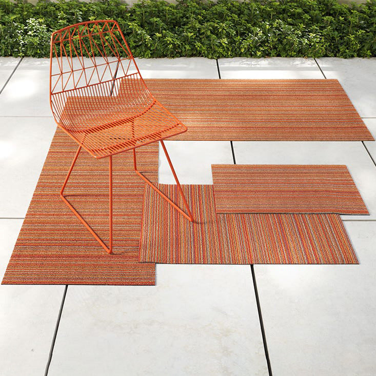 Vinuro – estora de vinil ratllada amb fibres suaus per a interior i exterior