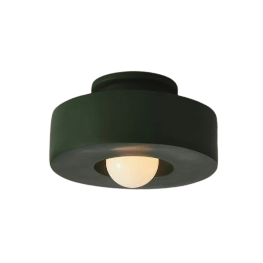 NordicGlow – Làmpada de sostre moderna disseny escandinau – 30 cm blanca