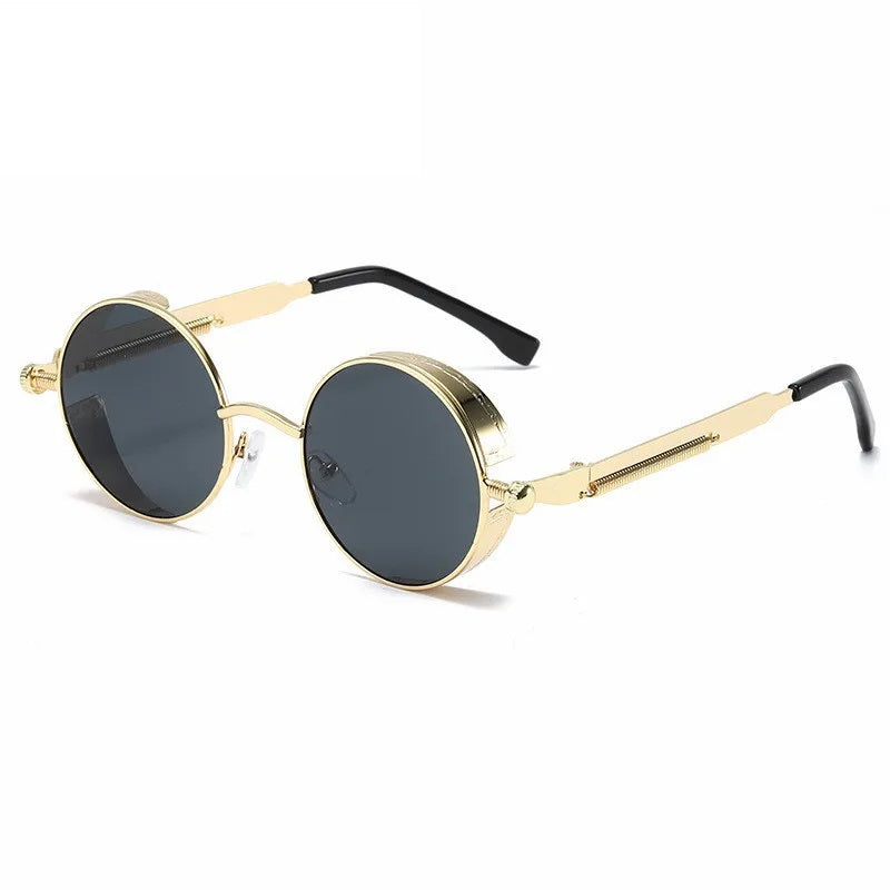 Kevin – Round vintage sunglasses with UV400 protection – unisex style