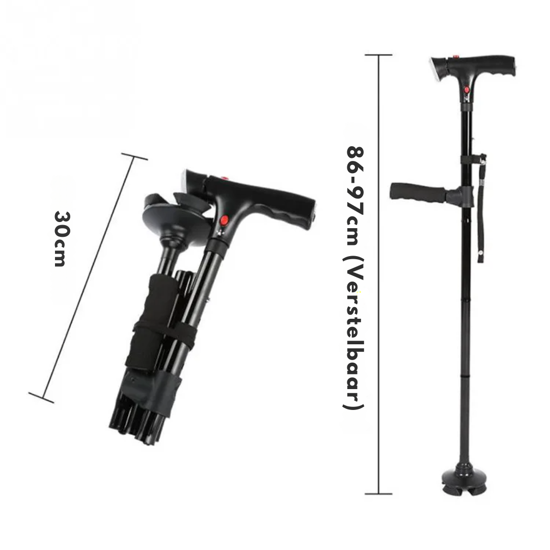 Movario – Bastón de caminar ergonómico – Soporte ligero y estabilidad