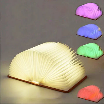 Luminio – 3D opvouwbare LED nachtlamp RGB USB – kinderkamer & cadeau