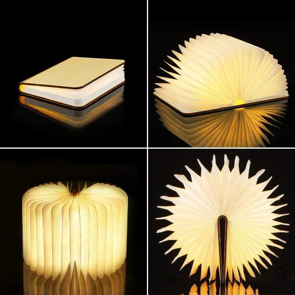 Luminio – llum nocturna LED 3D plegable RGB USB – habitació infantil i regal