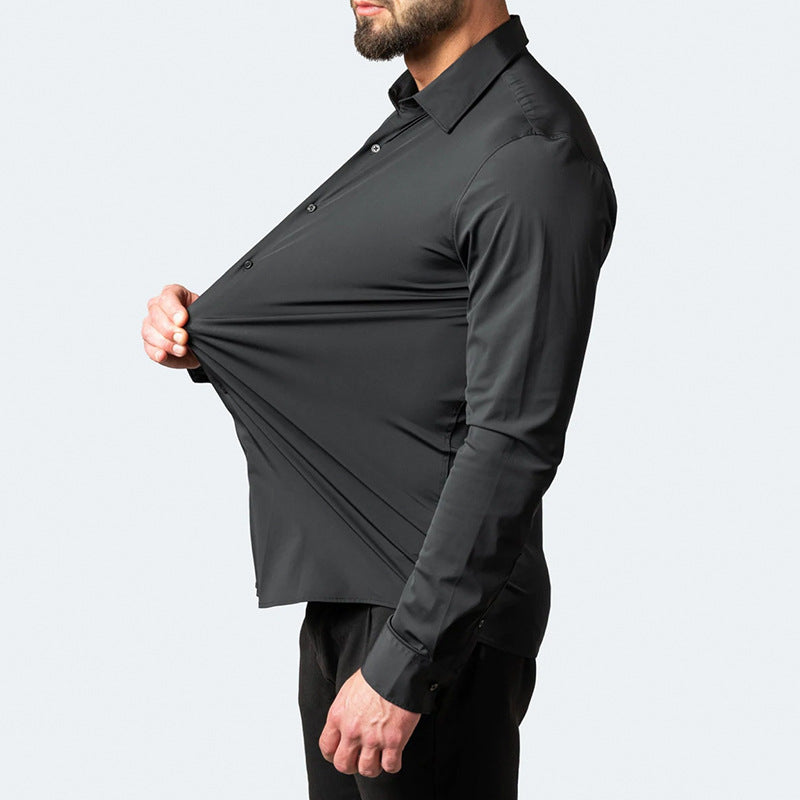 Melzano | Camisa d'home estirable sense arrugues