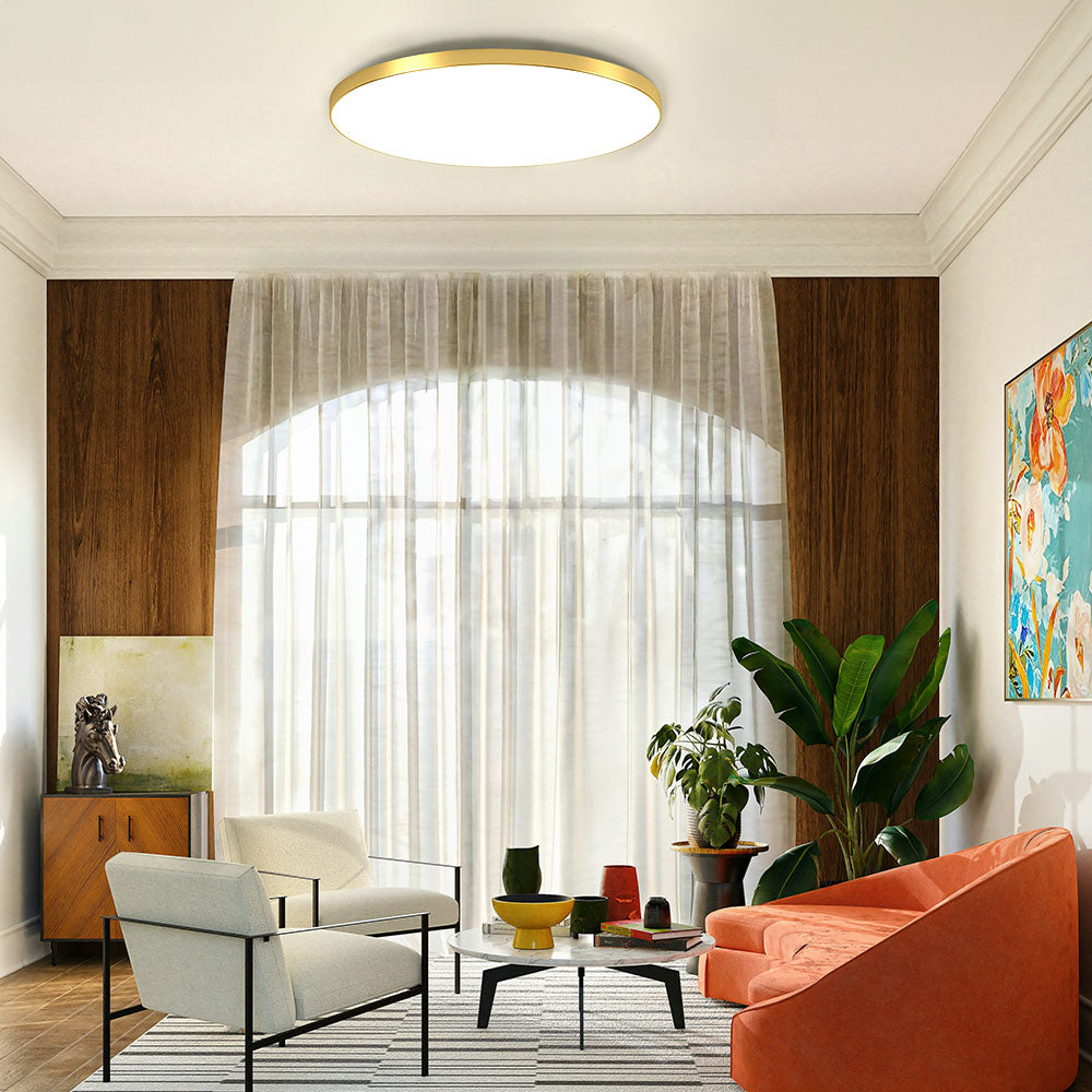 Lunexa – Làmpada de sostre LED rodona – Disseny minimalista i eficient en energia