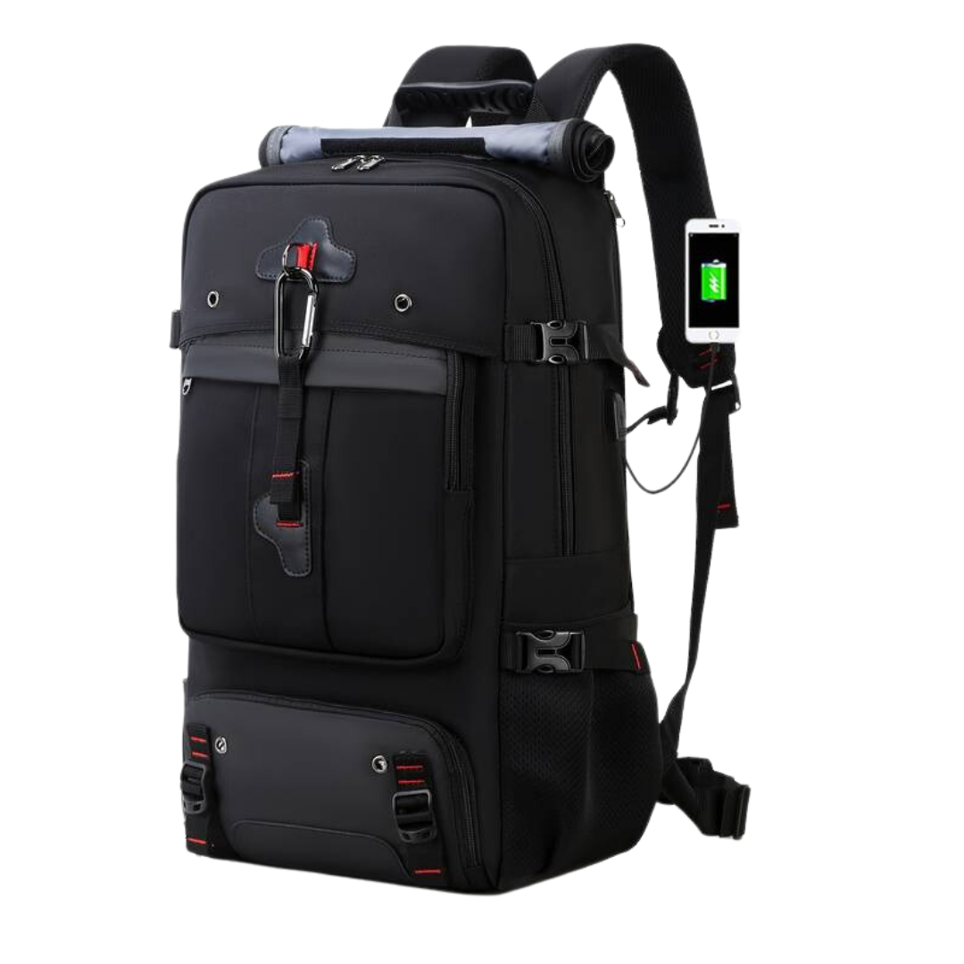 Mochila de exterior 50L – Impermeable y con puerto USB para viajes y aventura