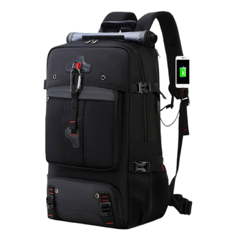 Mochila de exterior 50L – Impermeable y con puerto USB para viajes y aventura