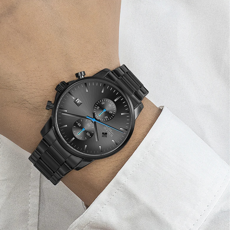 Rellotge de polsera Teddy per a home – Disseny de cronògraf empresarial i esportiu