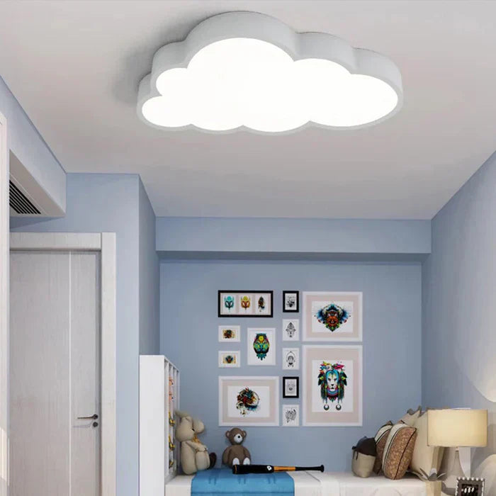 CloudLight – làmpada de sostre LED disseny núvol – il·luminació per a habitació infantil