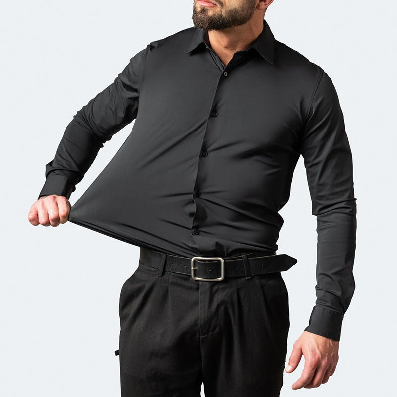 Melzano | Camisa d'home estirable sense arrugues