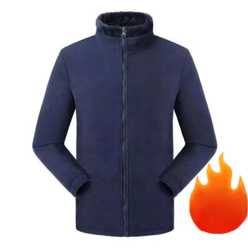 Men's Fleece Lined Winter Jacket - Comfortable and Stylish