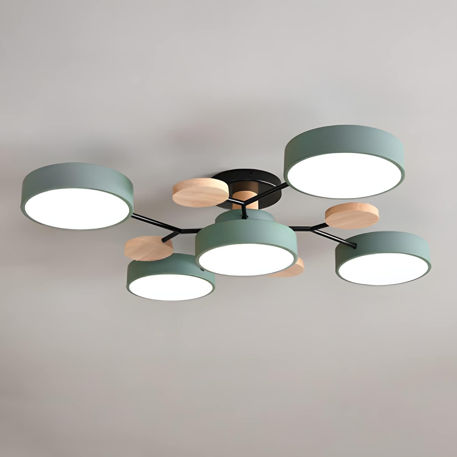 Lumaro – Làmpada de sostre LED rodona – Disseny modern per a sala d'estar
