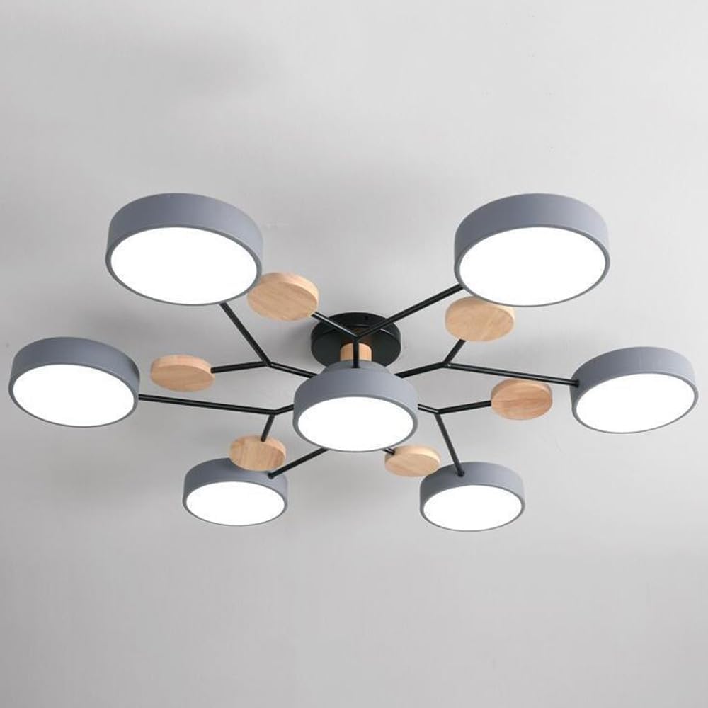 Lumaro – Làmpada de sostre LED rodona – Disseny modern per a sala d'estar