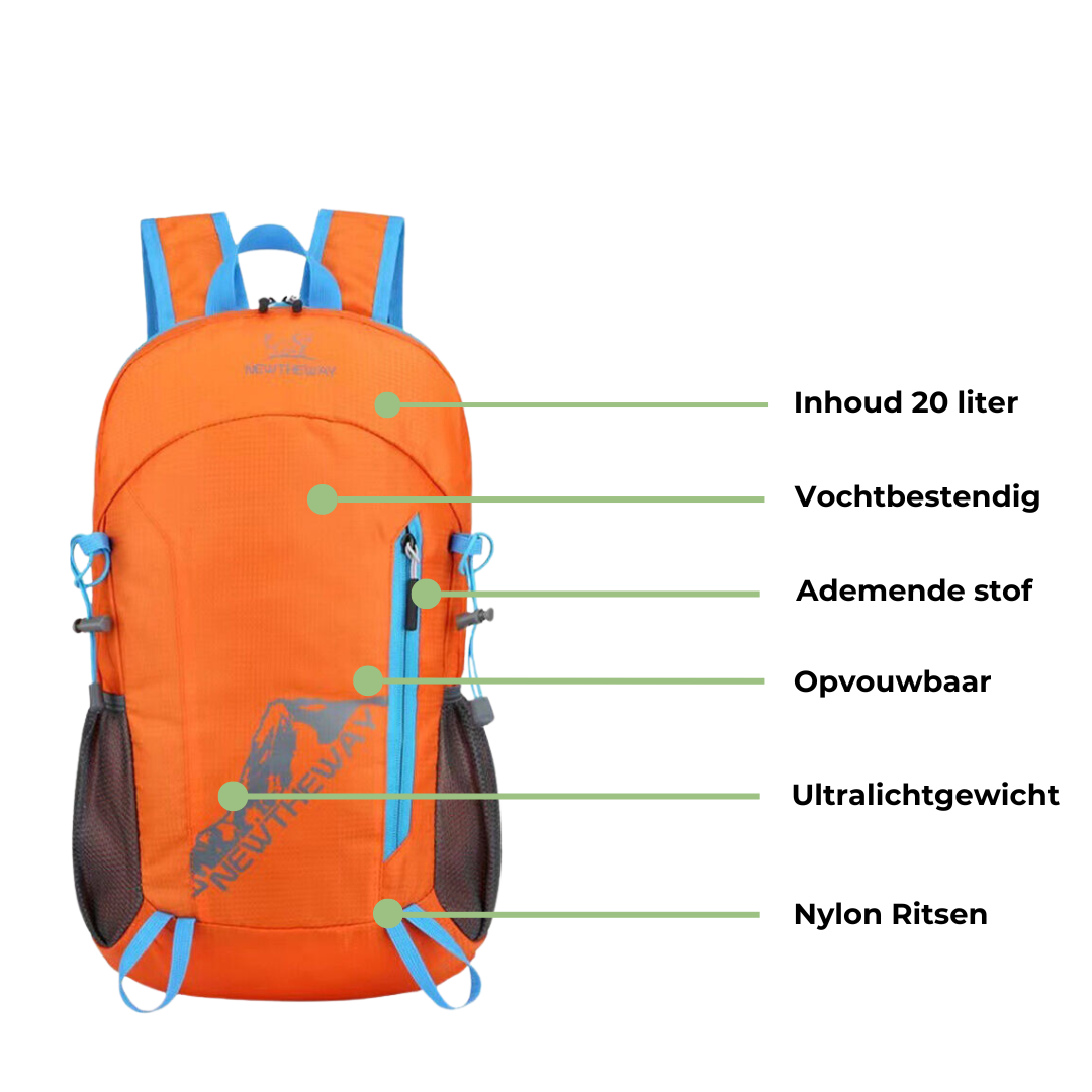 Motxilla Plegable de 20L – Model Exterior Lleuger i Resistents a l'Aigua