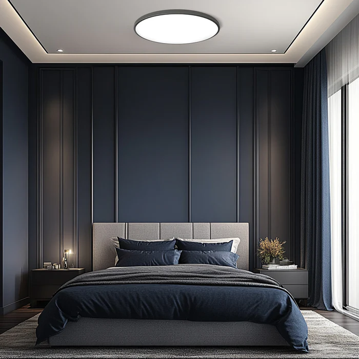 Lunexa – Làmpada de sostre LED rodona – Disseny minimalista i eficient en energia
