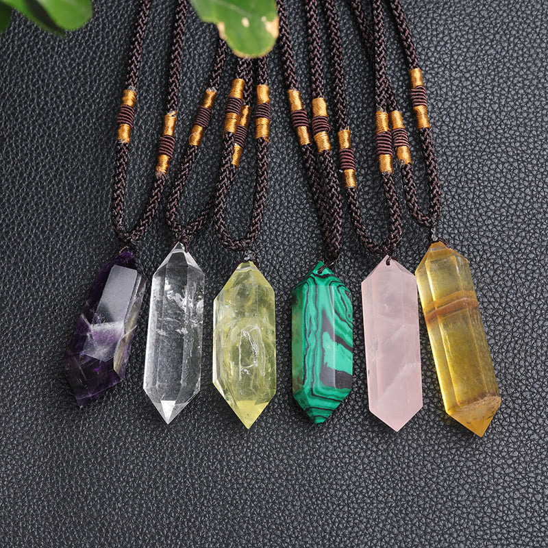 Lyra Amethyst Pendant – Natural and Healing Crystal Necklace for Inner Peace and Style