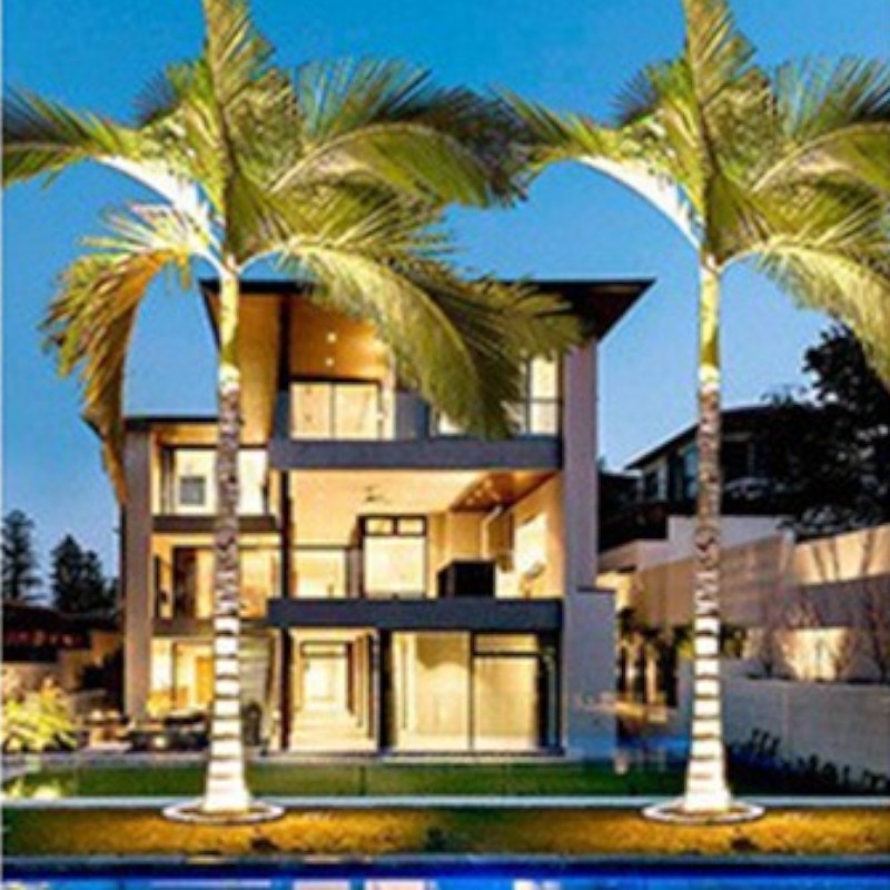 Llum exterior per a arbre