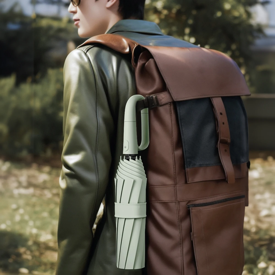 Paraugas ultra resistente ao vento - reflectante e automático