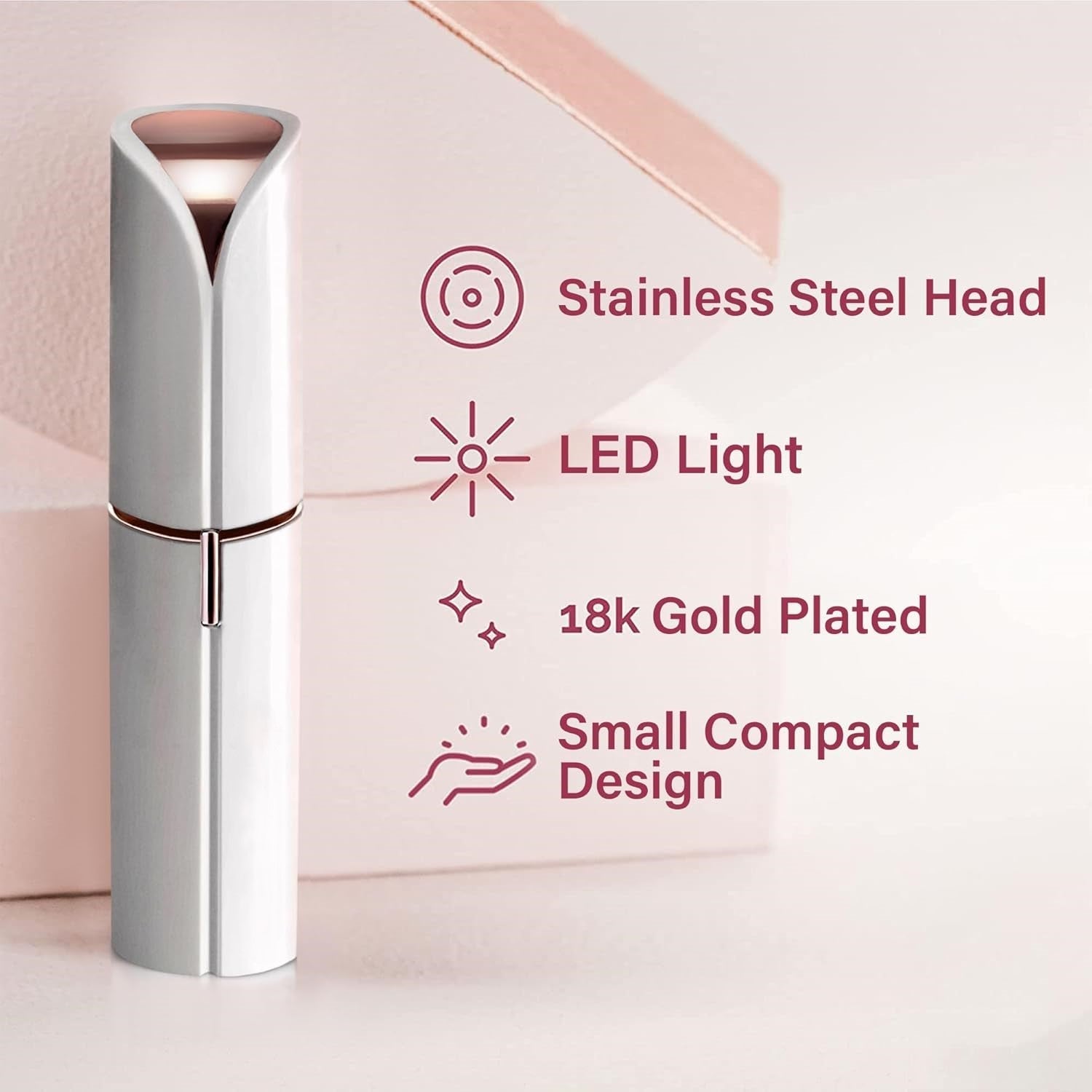 Removedor de pèl facial impecable – Solució indolora i elegant per a una pell de seda, cada dia